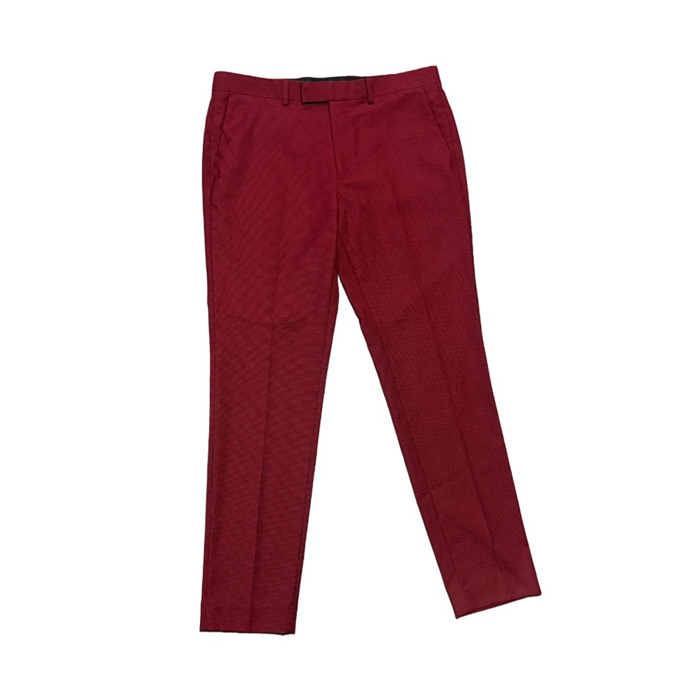 Top man Size 34 Burgundy Slim Fit Pants